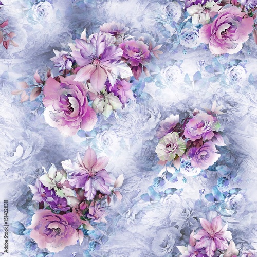 Wallpaper Mural Beautifull pattern for textile design Torontodigital.ca