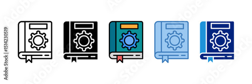 Training Manual Icon Element For Design