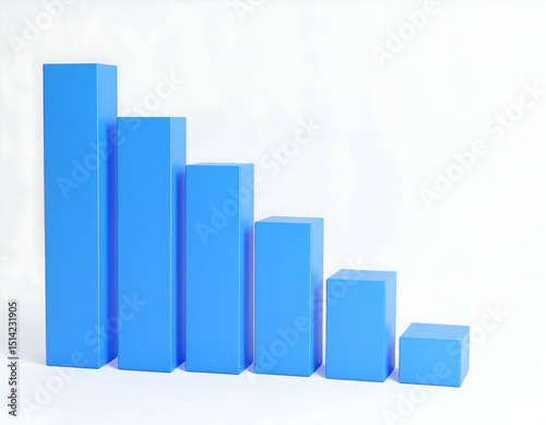 3D Rendered Blue Bar Graph Visualizing Data Trends and Growth Free Download 3D Rendered Blue Bar Graph Visualizing Data Trends and Growth - GFXLoad