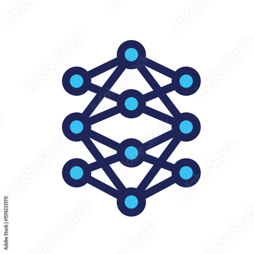 AI Neural Network Icon