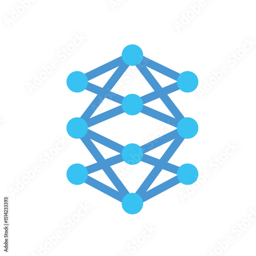 AI Neural Network Icon