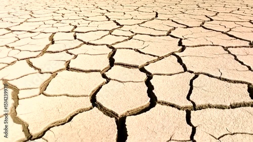 Cracked Earth Texture Dry Land Parched Soil