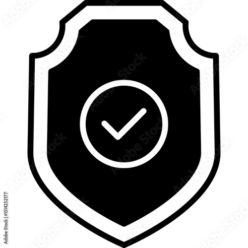 Security mixed glyph icon. Simple vector icon design in glyph style. Editable vector format