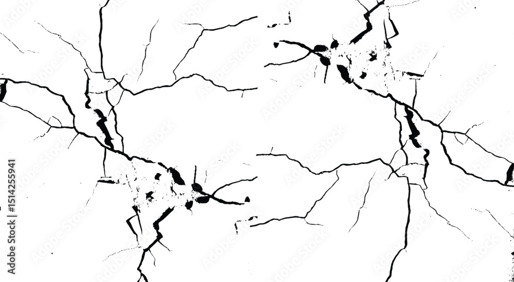 Obraz premium Crack Cement Texture Background. 