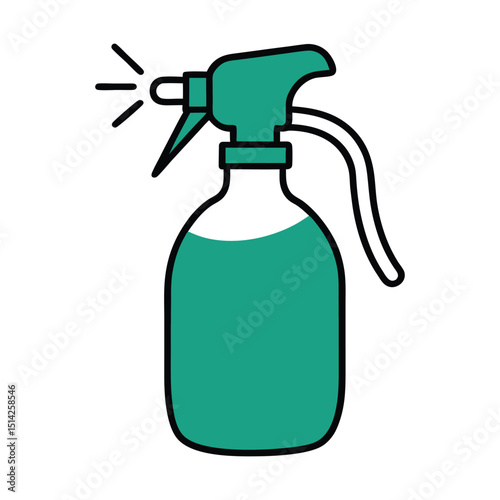 Simple Doodle Style Sketch of a Water Sprayer