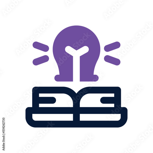 knowledge duotone icon. Sleek and modern vector icon for websites, mobile apps, marketing materials, and corporate design. Fully scalable and ready to use.