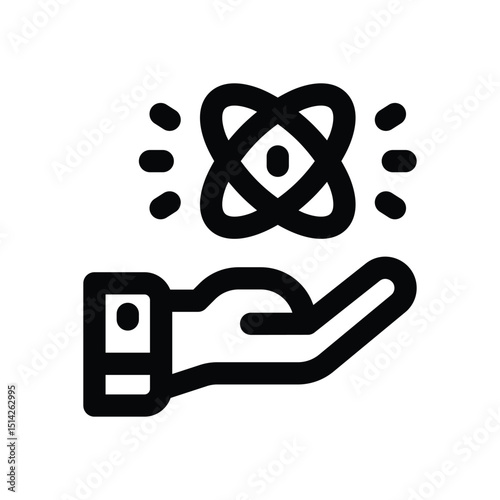science line icon. Clean and minimalist vector icon for websites, mobile apps, presentations, and logos. Fully scalable and customizable for any project.