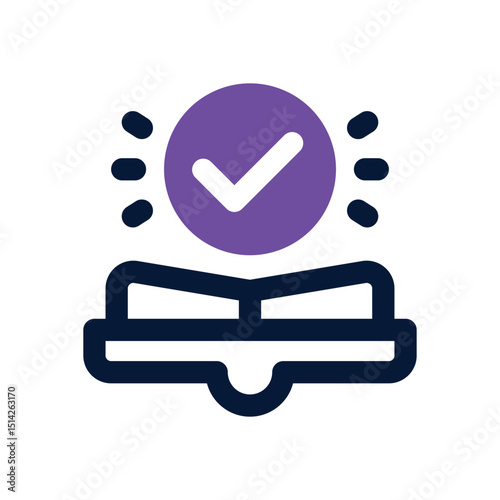 book duotone icon. Sleek and modern vector icon for websites, mobile apps, marketing materials, and corporate design. Fully scalable and ready to use.