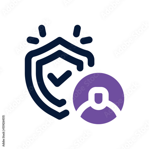 trust duotone icon. Sleek and modern vector icon for websites, mobile apps, marketing materials, and corporate design. Fully scalable and ready to use.