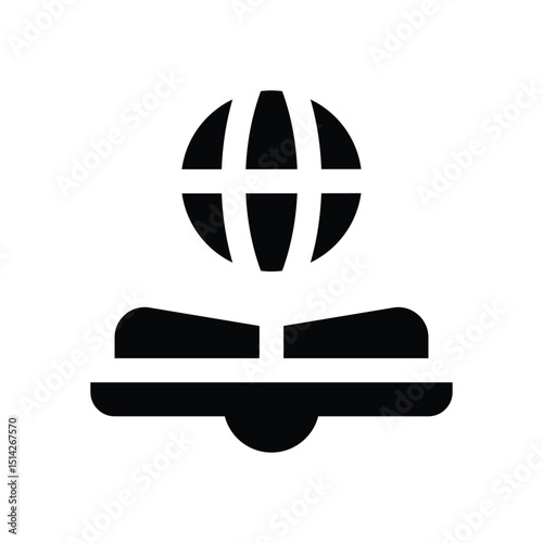 guidebook line icon. Clean and minimalist vector icon for websites, mobile apps, presentations, and logos. Fully scalable and customizable for any project.