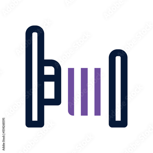 bed duotone icon. Sleek and modern vector icon for websites, mobile apps, marketing materials, and corporate design. Fully scalable and ready to use.