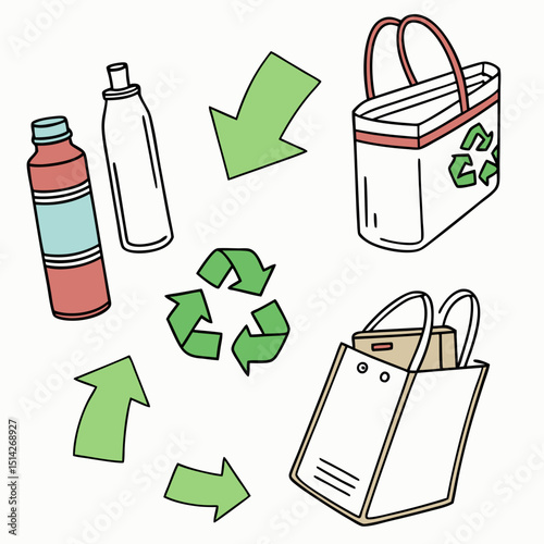 Recycle your plastic bottles and bags for a greener future