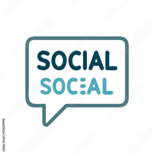 Clean cutout social media icon transparent background professional design element