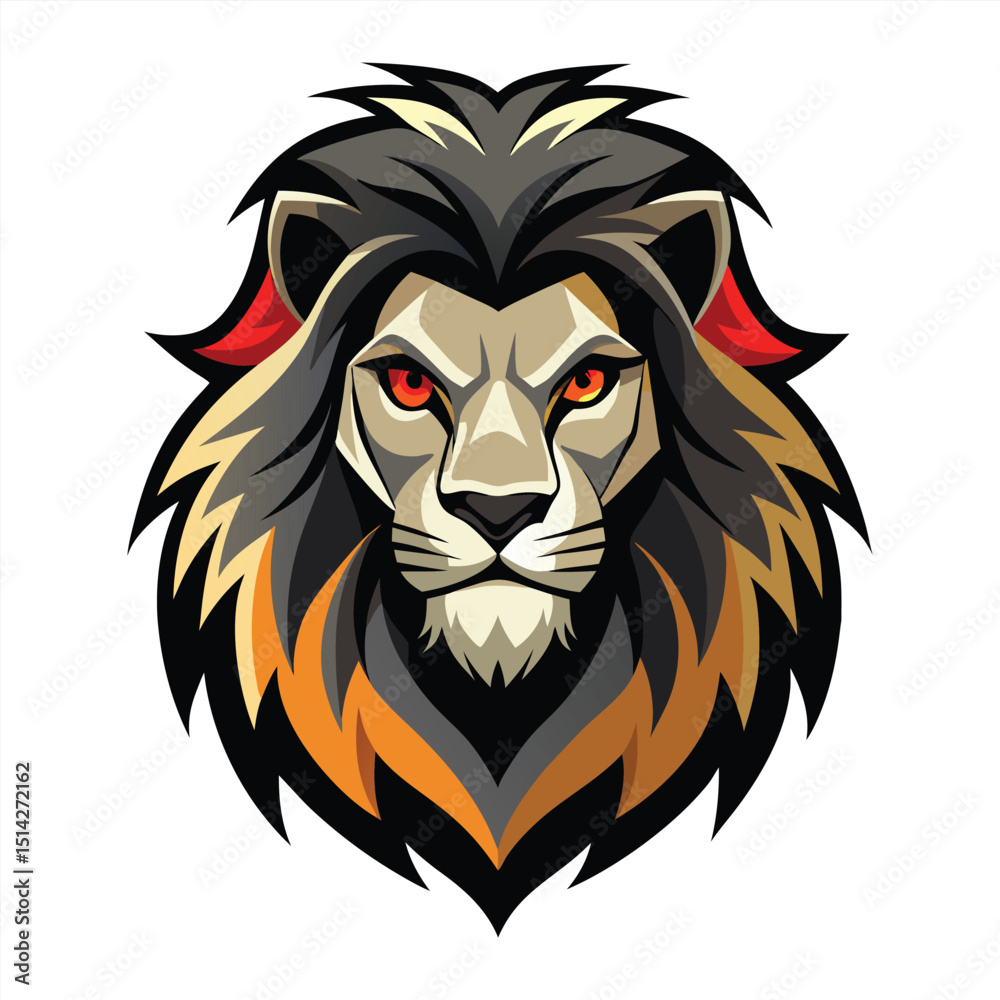 Obraz premium lion head mascot