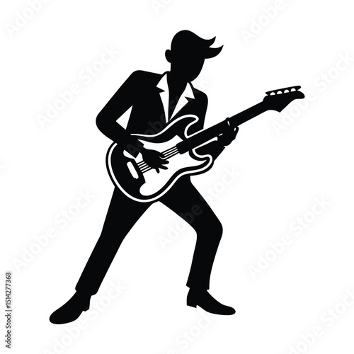 man playing guitar