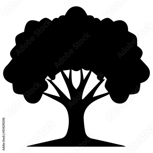The timeless harmony of tree ornamentation with refined geometric perfection