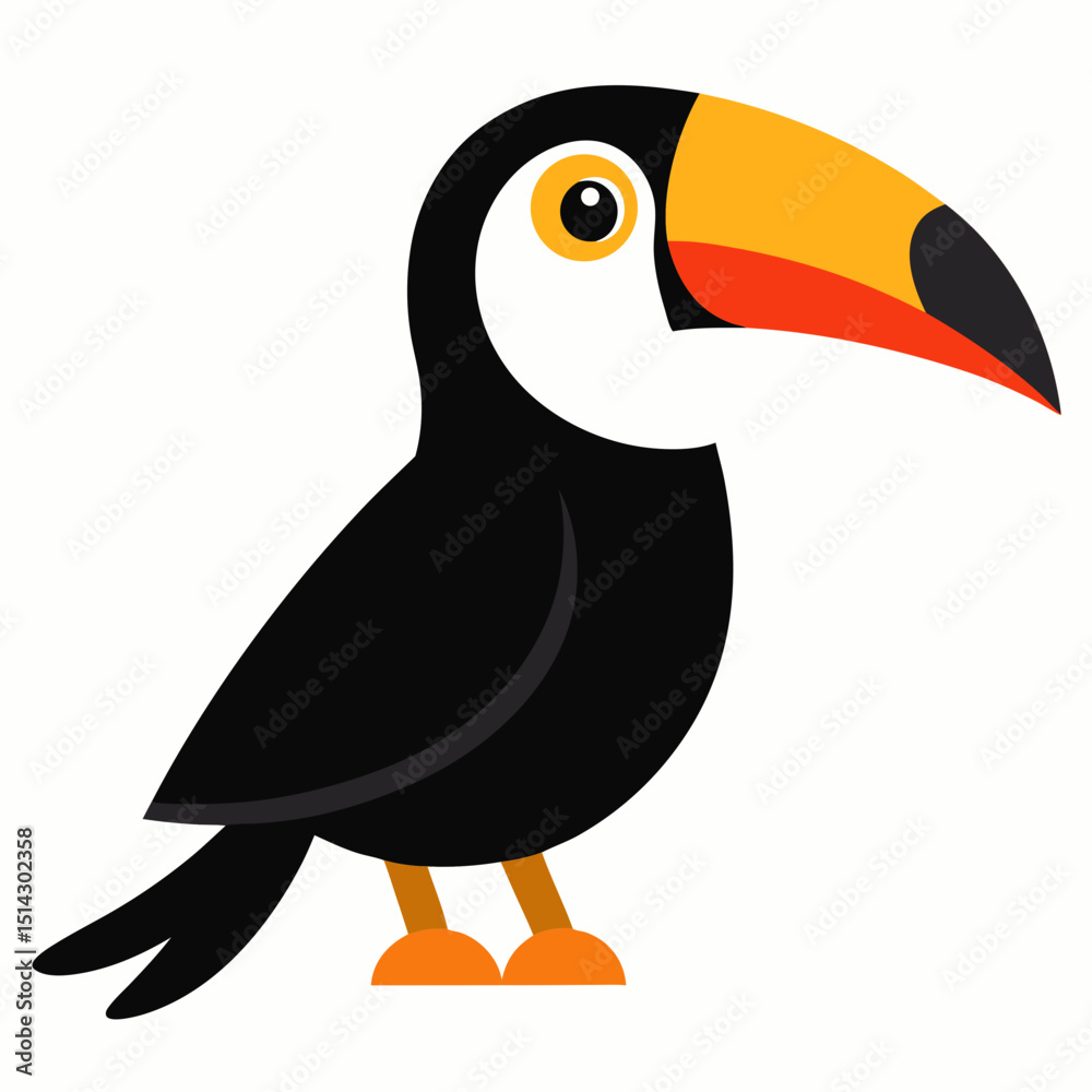 Obraz premium toucan bird on a branch
