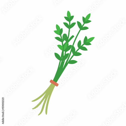 bunch of fresh green onion
