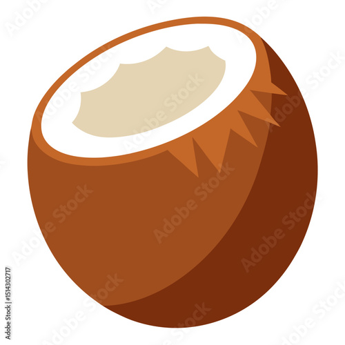 vector illustration of an apple pie