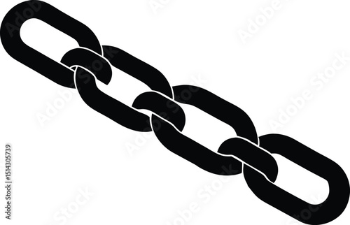 chain link silhouette