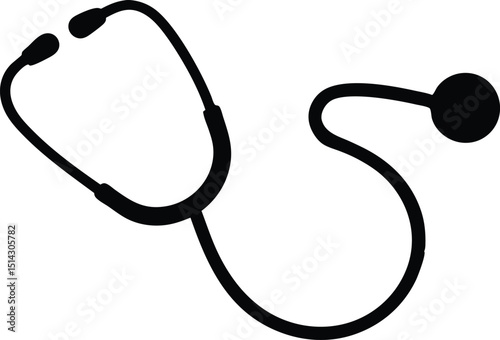doctor stethoscope isolated vector