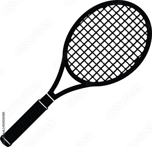 tennis racket bat vector icon