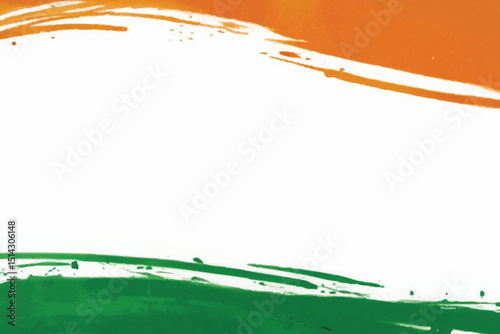 Indian watercolour background orange, saffron, kesari, green, independence day, republic day, banner, poster, 15 august, 26 january, design 