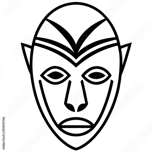 black and white masks