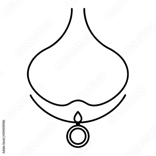 vector illustration of a drop