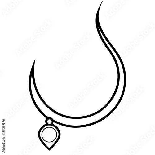 fishing hook vector illustration