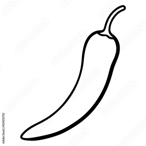 hot chili pepper vector illustration