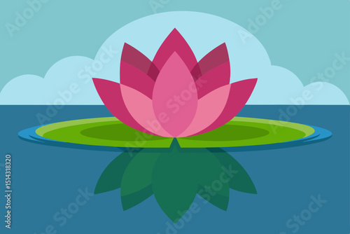 lotus flower in the water