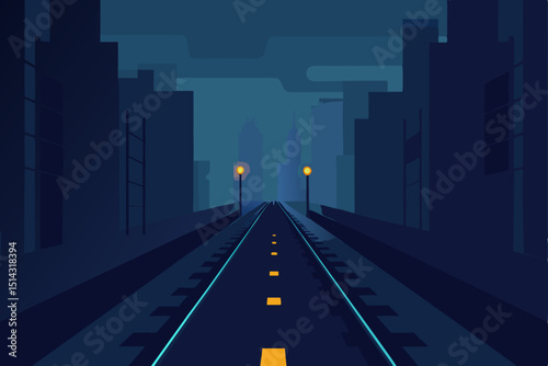 road in the city