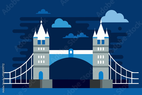 tower bridge in the night
