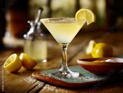lemon drop cocktail sweet citrus flavor alcoholic drink fruity beverage bar menu