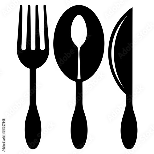 fork spoon and knife