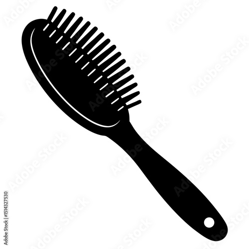 hair comb isolated on white