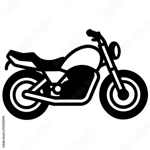 vector illustration of a motorcycle