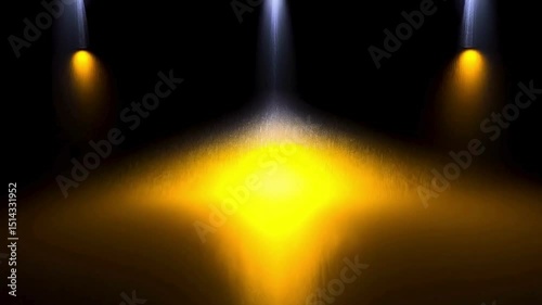 Luxury branding gradient with black to gold glow and slow light flares for premium commercial use
