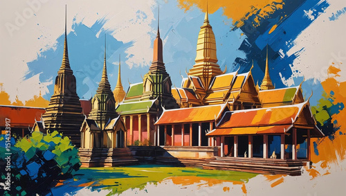 Digital painting Fine Art decorate 