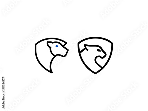 Panther logo design,unique panther logos