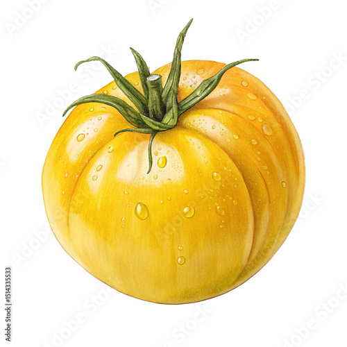 A single ripe orange pumpkin, perfect for Halloween or autumn harvest, isolated on a white background