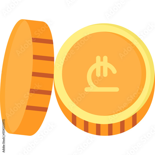 Lari flat icon