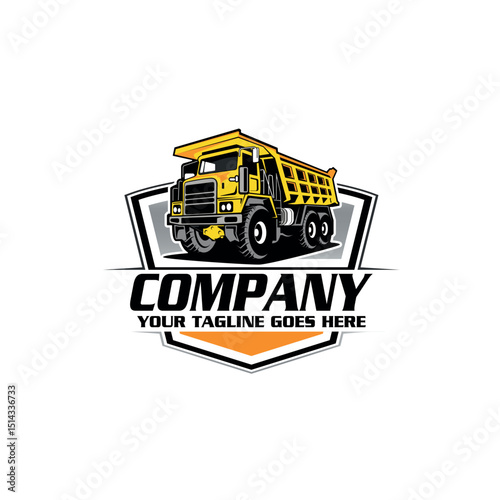 dump truck logo image