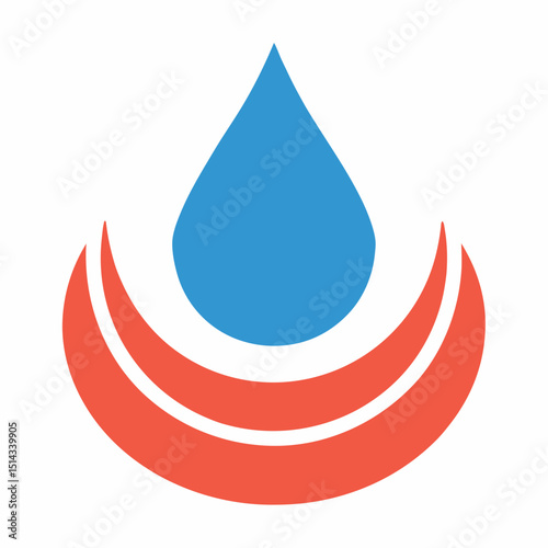 Energy and Water Services Logo Vector.