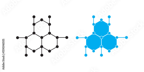 Hormones icon simple flat vector icon pack