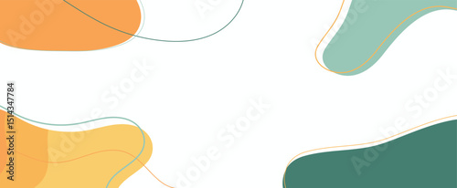 Organic abstract background with fluid shapes and lines, perfect for modern and natural designs.