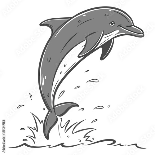 Dolphin Intelligent, playful marine mammal loved for its friendliness and agility