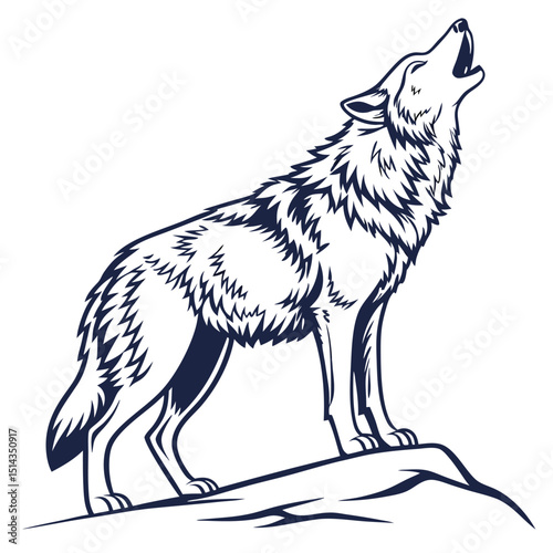 Wolf Wild ancestor of the domestic dog symbolizes loyalty, instinct, and teamwork