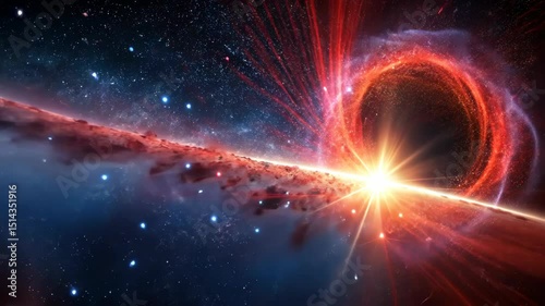 Cosmic Gateway A Journey Through Space and Time to a Celestial Portal
